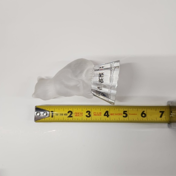 WMF Collection Germany Bear Lead Crystal Sculpture Mini 4" - Picture 4 of 8